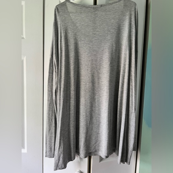 Vince Oversized Long Sleeve Tunic L - Picture 3 of 3